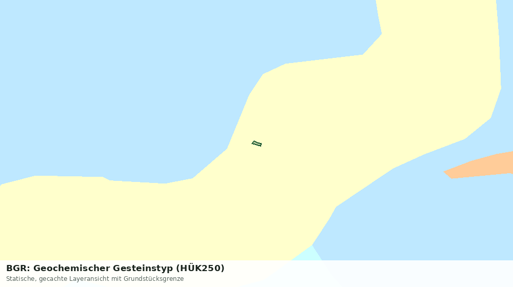Statische Kartenansicht: BGR: Geochemischer Gesteinstyp (HÜK250)