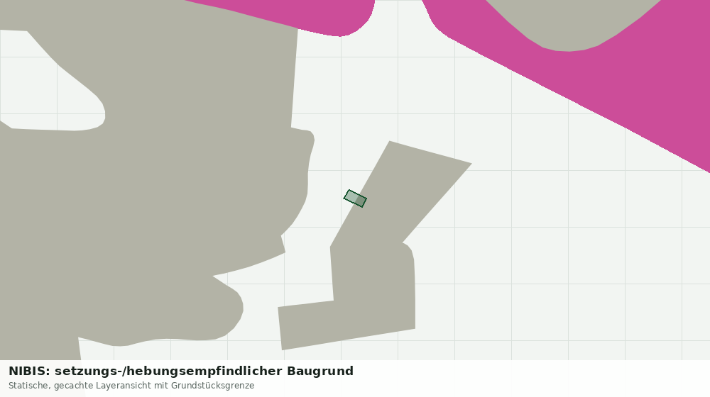 Statische Kartenansicht: NIBIS: setzungs-/hebungsempfindlicher Baugrund