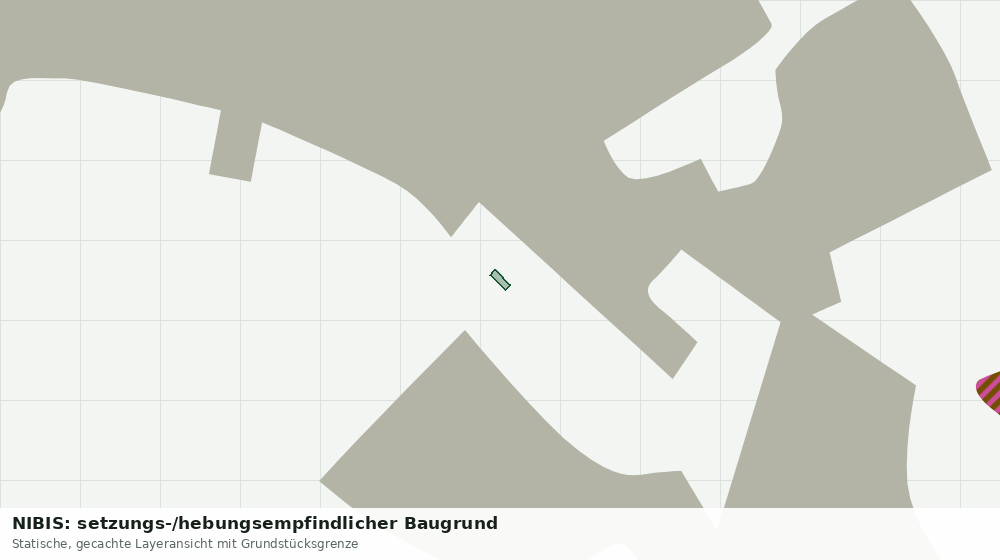 Statische Kartenansicht: NIBIS: setzungs-/hebungsempfindlicher Baugrund