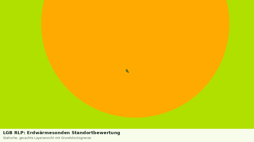 Statische Kartenansicht: LGB RLP: Erdwärmesonden Standortbewertung