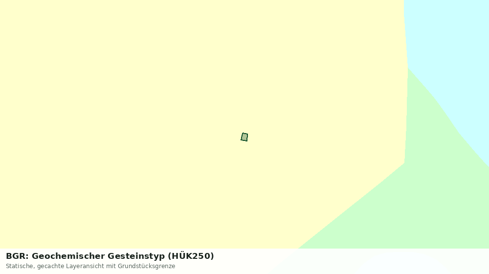 Statische Kartenansicht: BGR: Geochemischer Gesteinstyp (HÜK250)