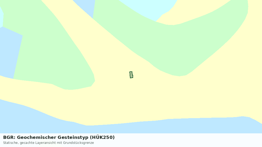 Statische Kartenansicht: BGR: Geochemischer Gesteinstyp (HÜK250)
