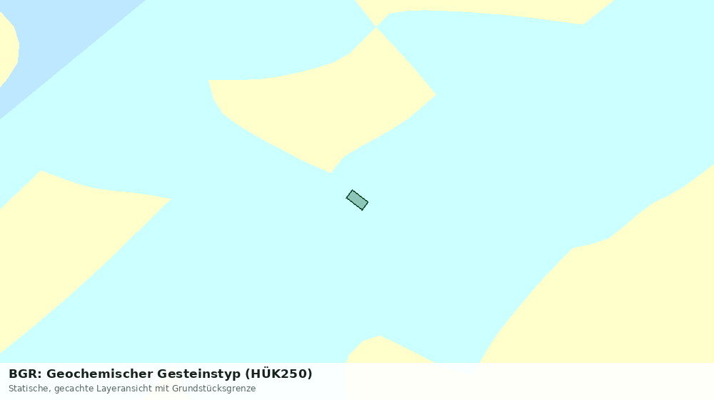 Statische Kartenansicht: BGR: Geochemischer Gesteinstyp (HÜK250)