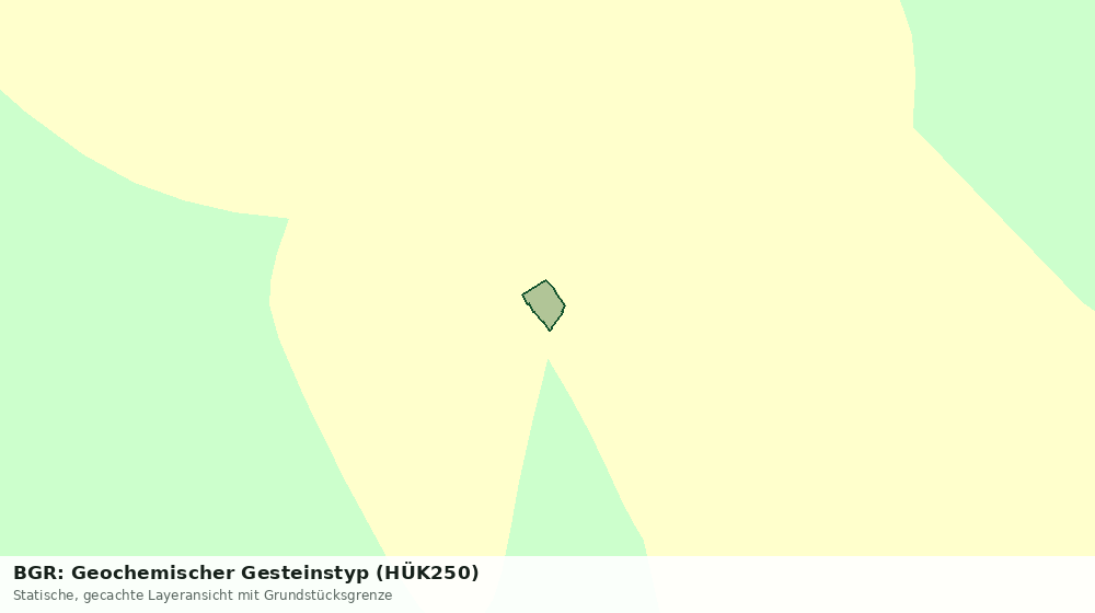 Statische Kartenansicht: BGR: Geochemischer Gesteinstyp (HÜK250)