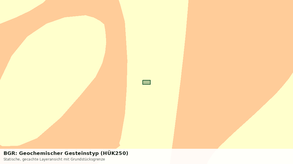 Statische Kartenansicht: BGR: Geochemischer Gesteinstyp (HÜK250)