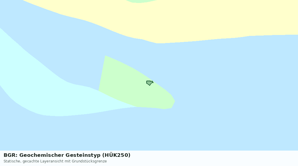 Statische Kartenansicht: BGR: Geochemischer Gesteinstyp (HÜK250)
