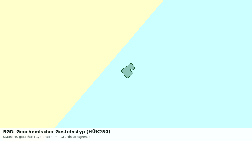 Statische Kartenansicht: BGR: Geochemischer Gesteinstyp (HÜK250)