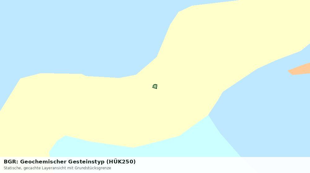 Statische Kartenansicht: BGR: Geochemischer Gesteinstyp (HÜK250)