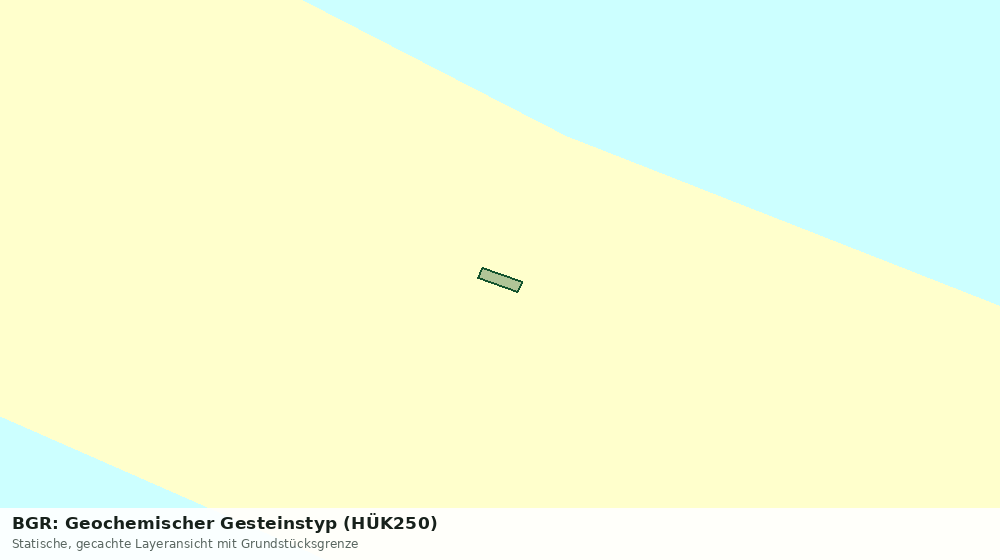 Statische Kartenansicht: BGR: Geochemischer Gesteinstyp (HÜK250)