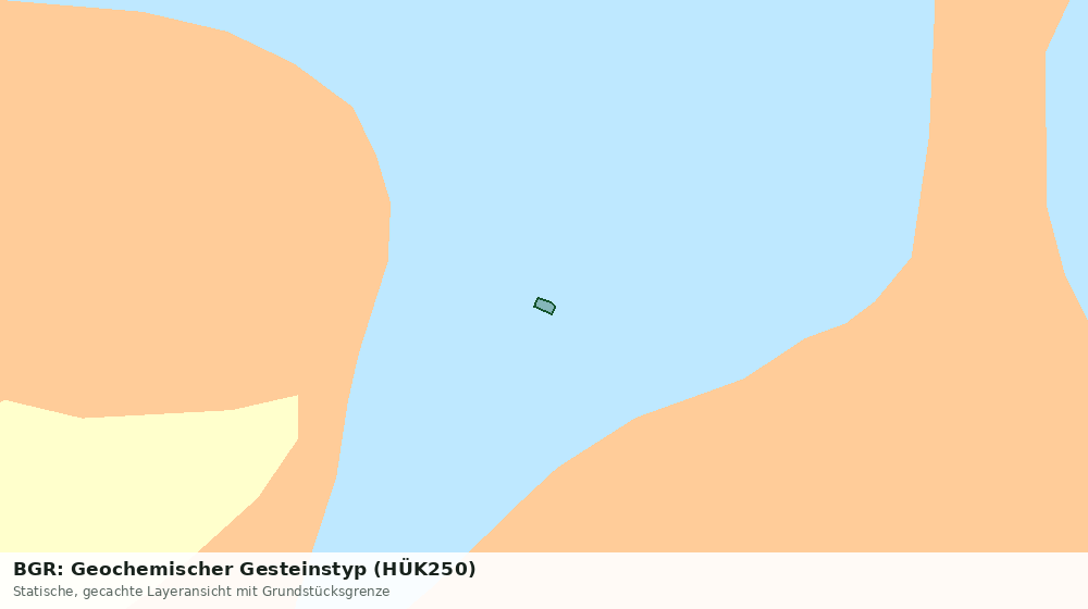 Statische Kartenansicht: BGR: Geochemischer Gesteinstyp (HÜK250)