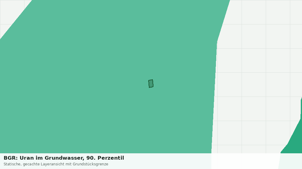 Statische Kartenansicht: BGR: Uran im Grundwasser, 90. Perzentil