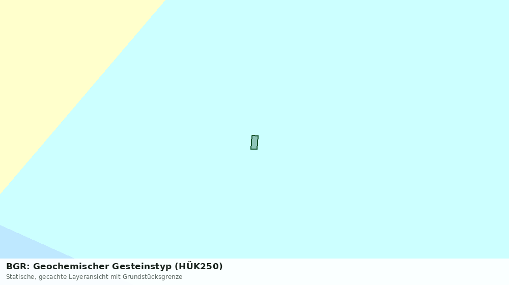 Statische Kartenansicht: BGR: Geochemischer Gesteinstyp (HÜK250)