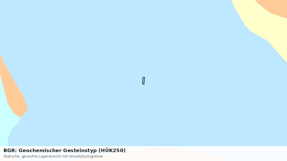 Statische Kartenansicht: BGR: Geochemischer Gesteinstyp (HÜK250)