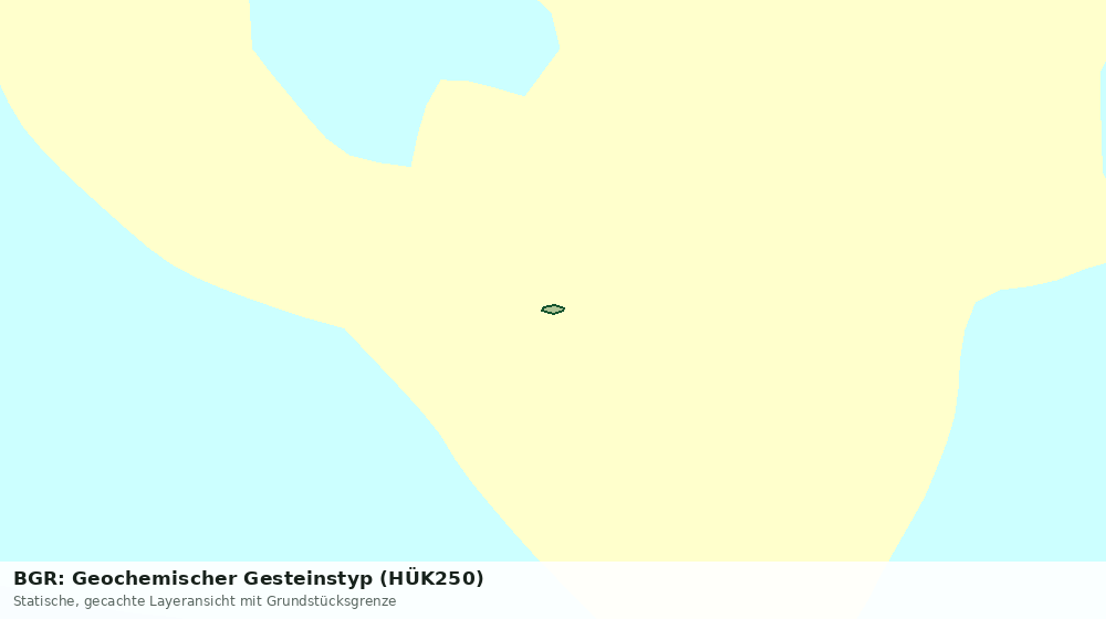 Statische Kartenansicht: BGR: Geochemischer Gesteinstyp (HÜK250)