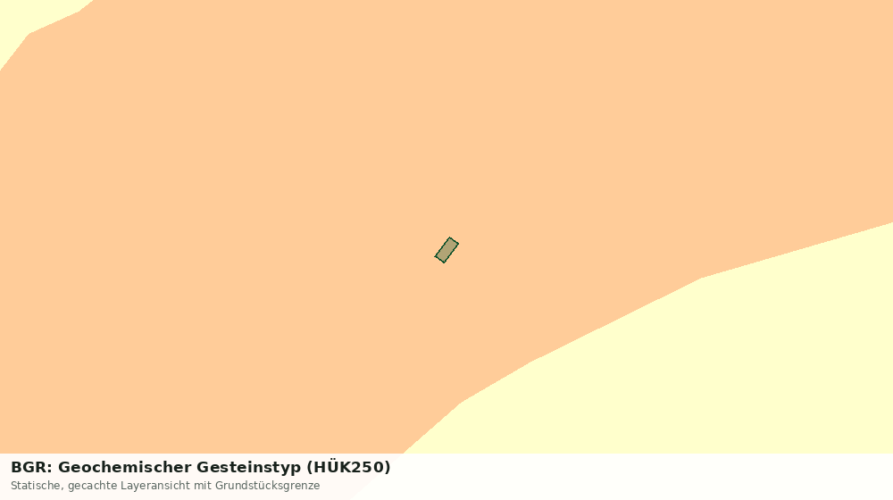 Statische Kartenansicht: BGR: Geochemischer Gesteinstyp (HÜK250)