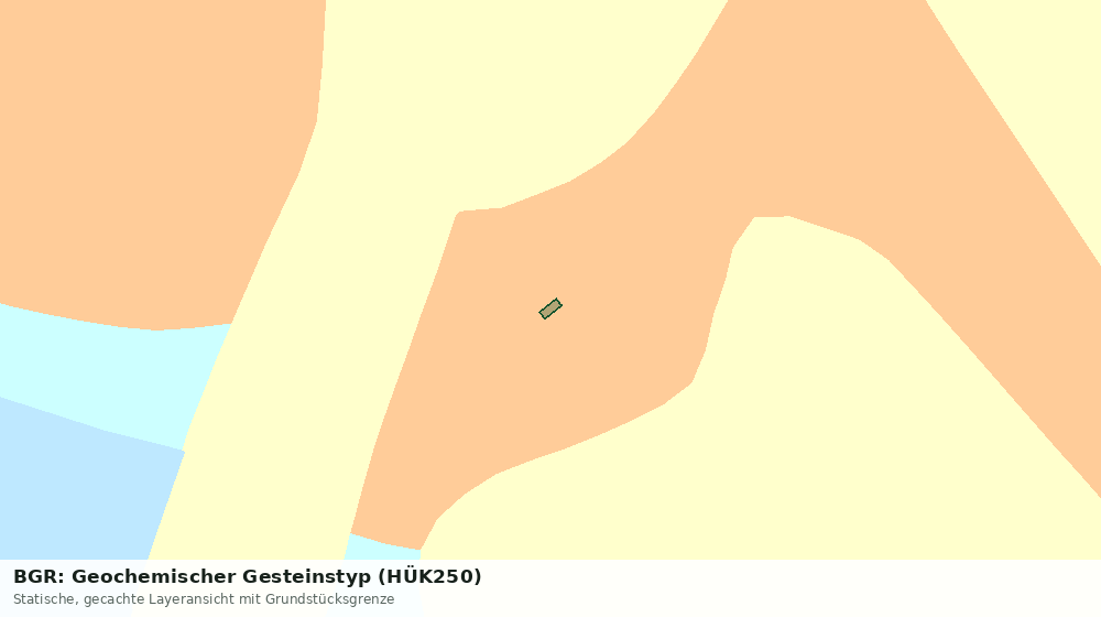 Statische Kartenansicht: BGR: Geochemischer Gesteinstyp (HÜK250)