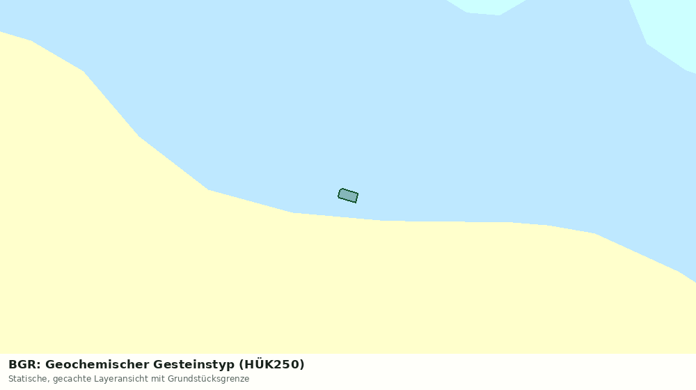 Statische Kartenansicht: BGR: Geochemischer Gesteinstyp (HÜK250)