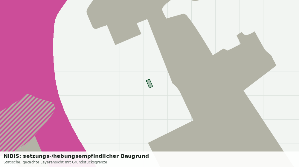 Statische Kartenansicht: NIBIS: setzungs-/hebungsempfindlicher Baugrund