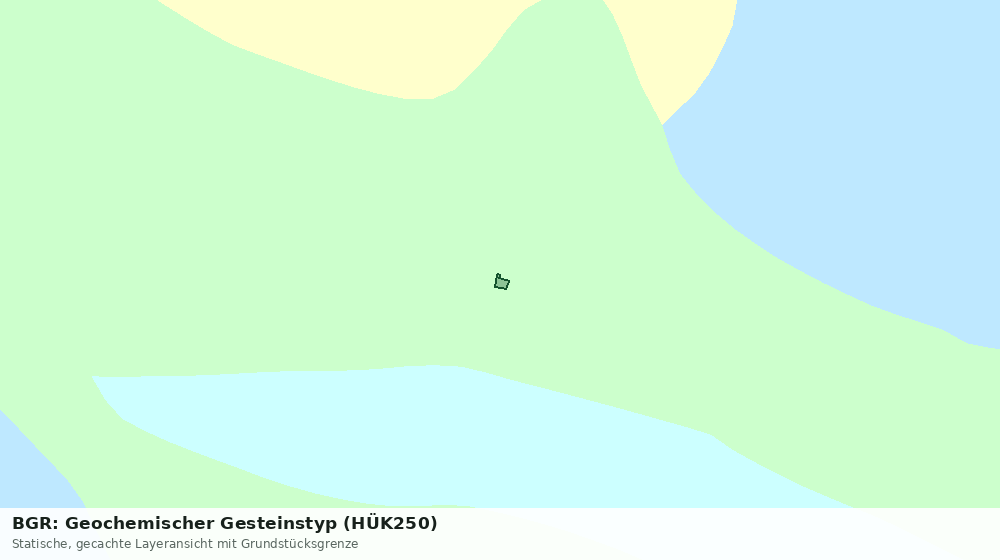Statische Kartenansicht: BGR: Geochemischer Gesteinstyp (HÜK250)
