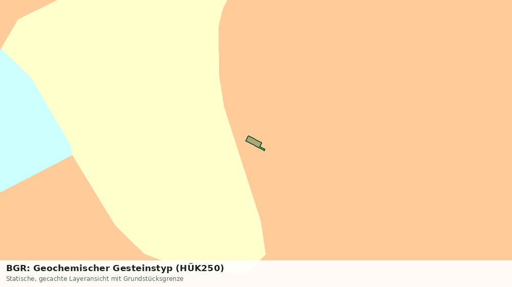 Statische Kartenansicht: BGR: Geochemischer Gesteinstyp (HÜK250)