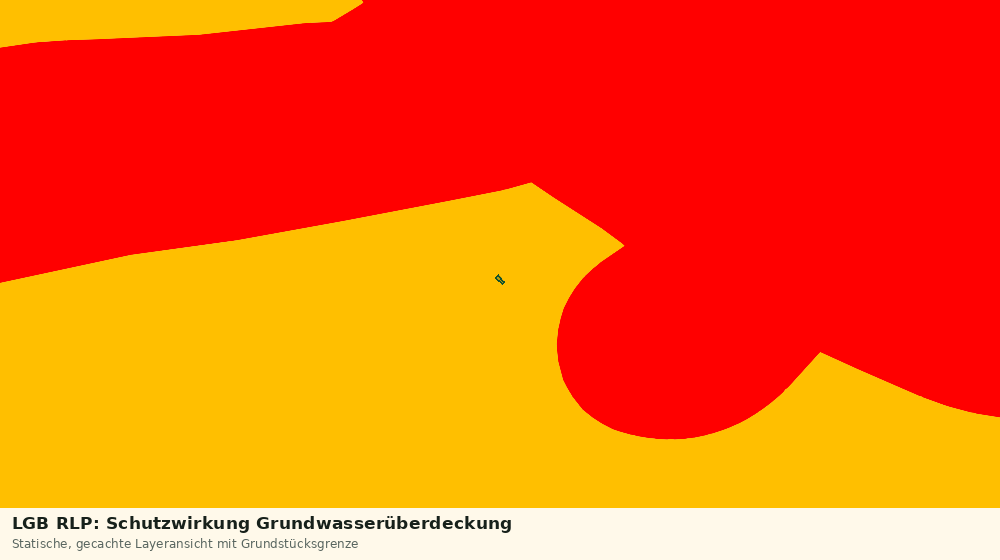 Statische Kartenansicht: LGB RLP: Schutzwirkung Grundwasserüberdeckung