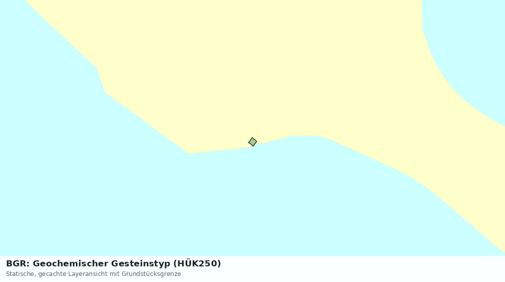 Statische Kartenansicht: BGR: Geochemischer Gesteinstyp (HÜK250)