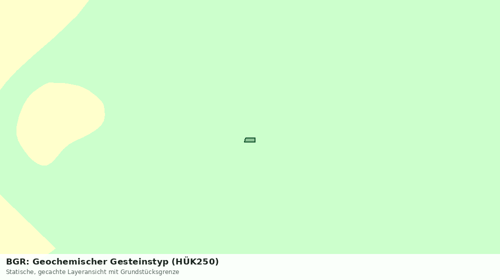 Statische Kartenansicht: BGR: Geochemischer Gesteinstyp (HÜK250)