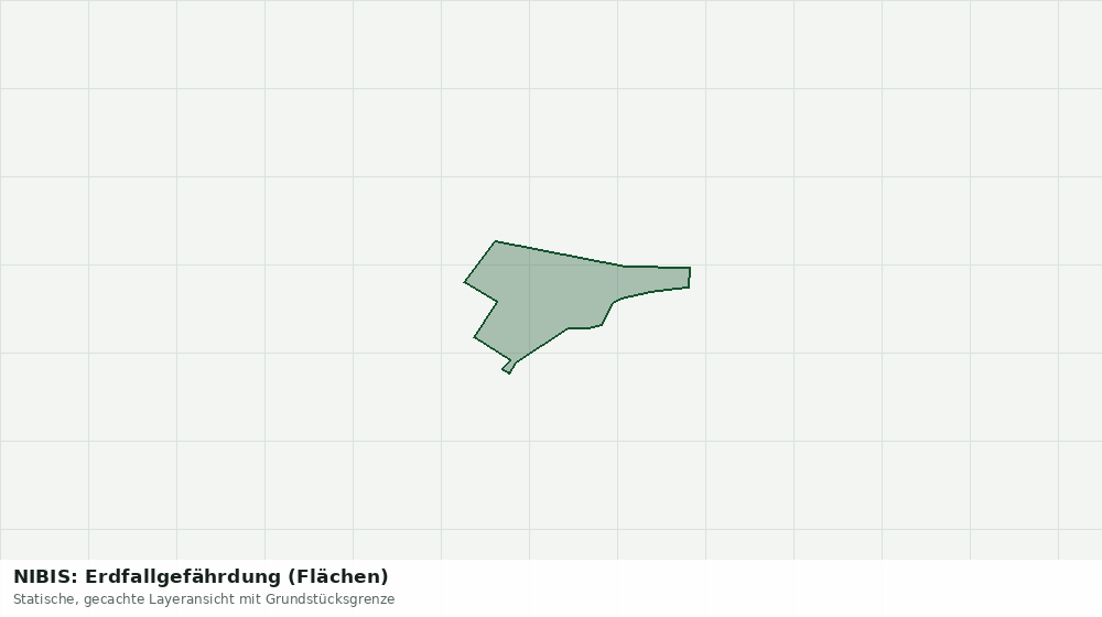Statische Kartenansicht: NIBIS: Erdfallgefährdung (Flächen)