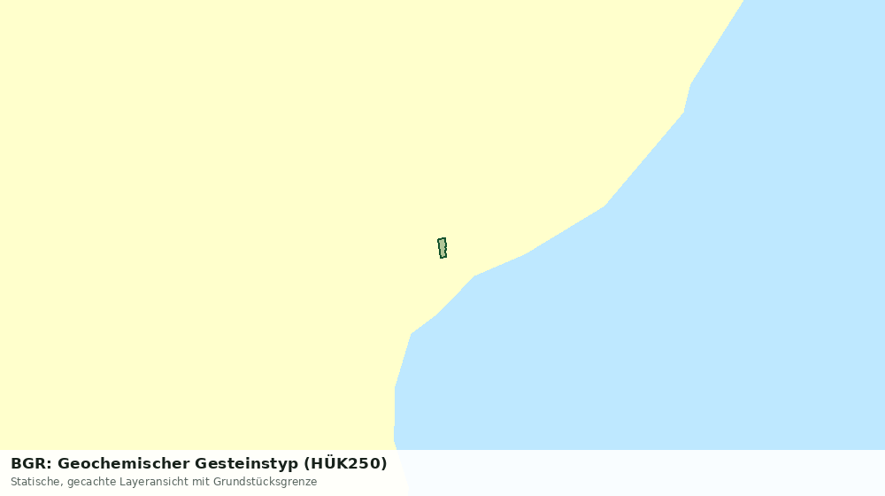 Statische Kartenansicht: BGR: Geochemischer Gesteinstyp (HÜK250)