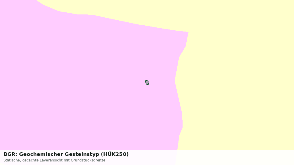 Statische Kartenansicht: BGR: Geochemischer Gesteinstyp (HÜK250)
