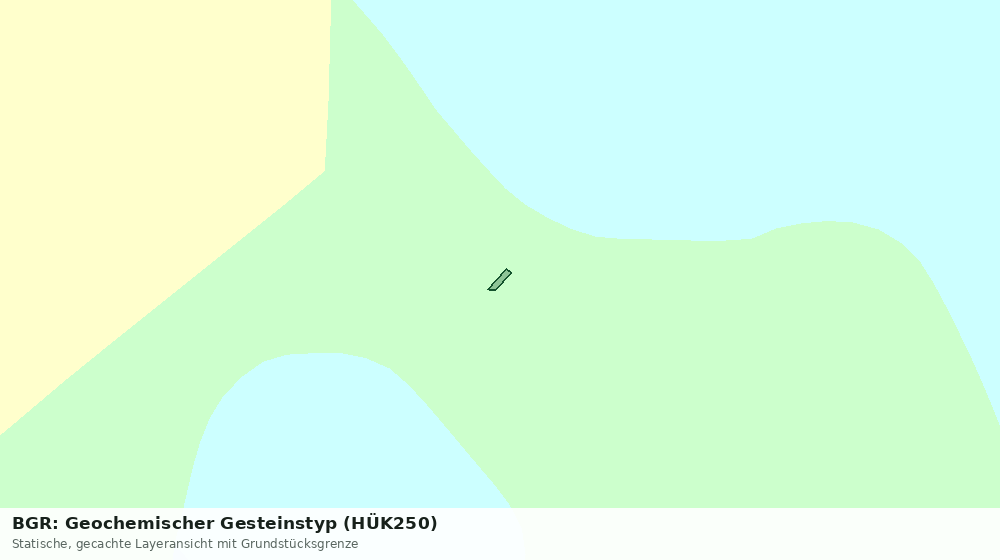 Statische Kartenansicht: BGR: Geochemischer Gesteinstyp (HÜK250)