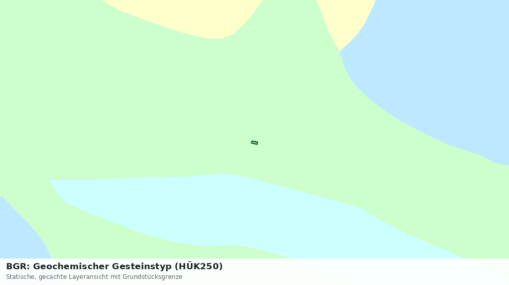 Statische Kartenansicht: BGR: Geochemischer Gesteinstyp (HÜK250)