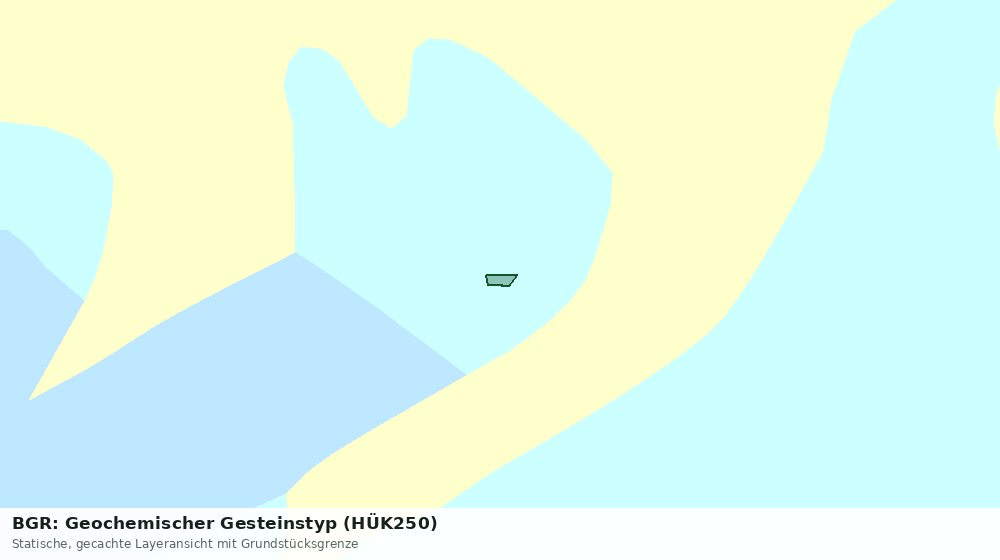 Statische Kartenansicht: BGR: Geochemischer Gesteinstyp (HÜK250)