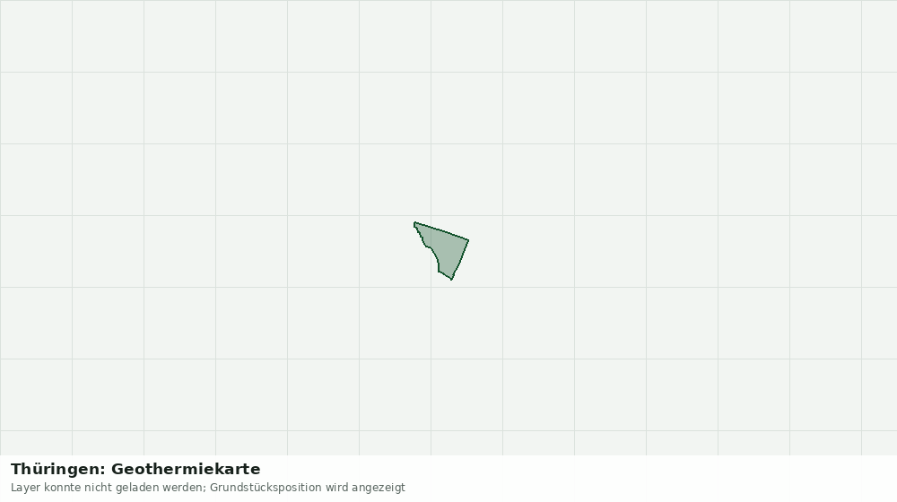 Statische Kartenansicht: Thüringen: Geothermiekarte