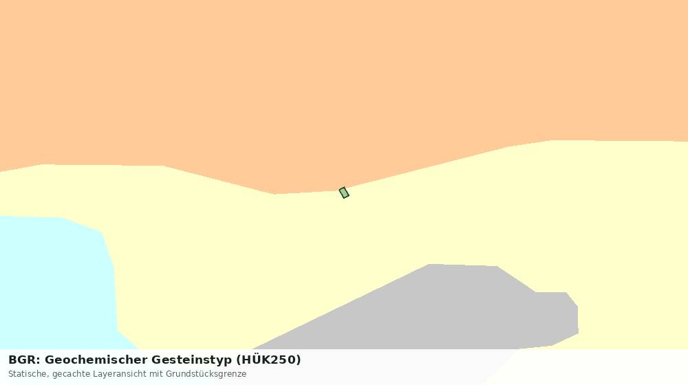 Statische Kartenansicht: BGR: Geochemischer Gesteinstyp (HÜK250)