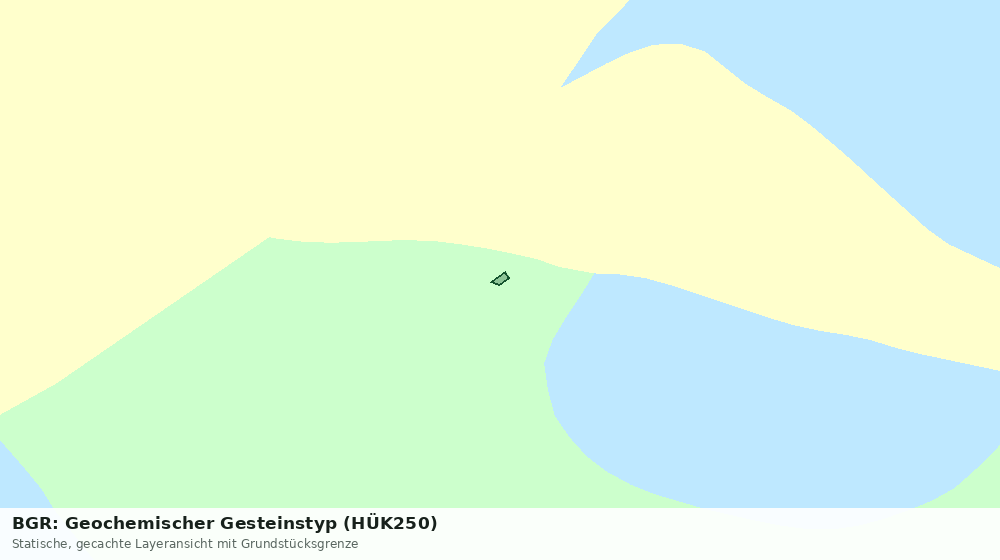 Statische Kartenansicht: BGR: Geochemischer Gesteinstyp (HÜK250)