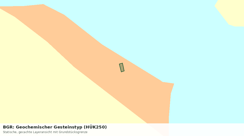 Statische Kartenansicht: BGR: Geochemischer Gesteinstyp (HÜK250)