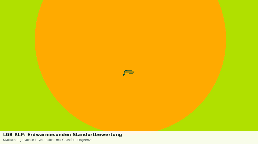 Statische Kartenansicht: LGB RLP: Erdwärmesonden Standortbewertung