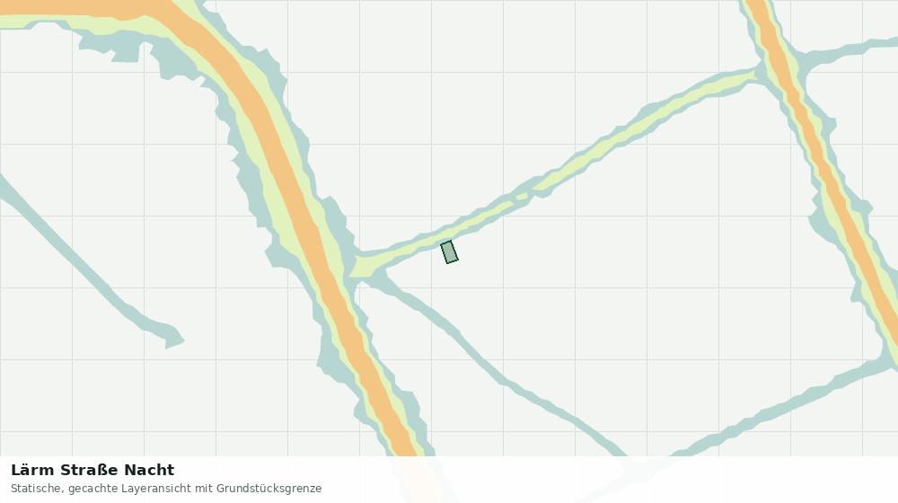 Statische Kartenansicht: Lärm Straße Nacht
