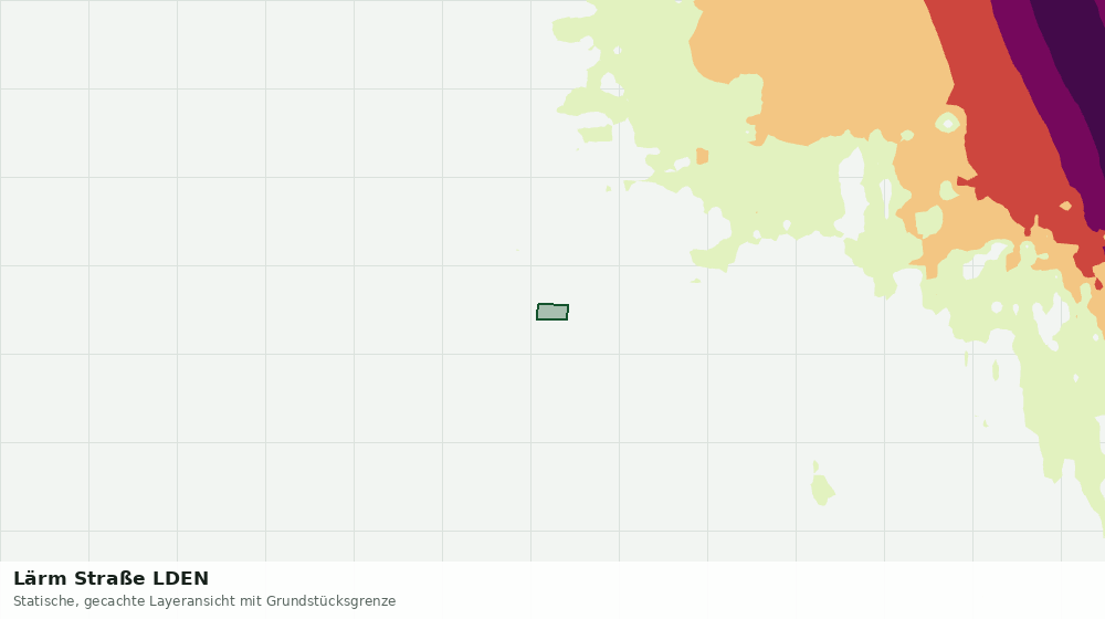 Statische Kartenansicht: Lärm Straße LDEN