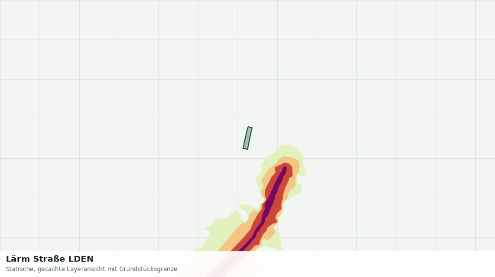 Statische Kartenansicht: Lärm Straße LDEN