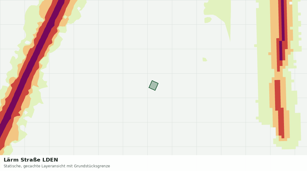 Statische Kartenansicht: Lärm Straße LDEN