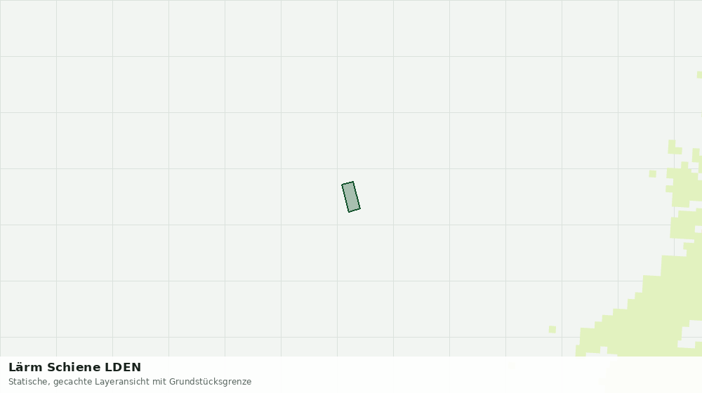 Statische Kartenansicht: Lärm Schiene LDEN