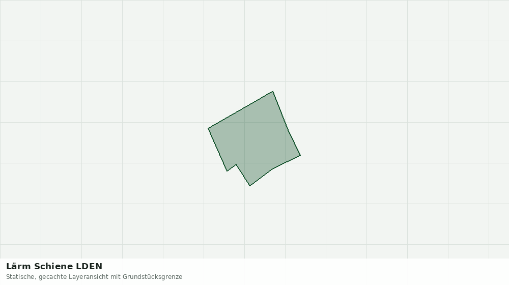 Statische Kartenansicht: Lärm Schiene LDEN