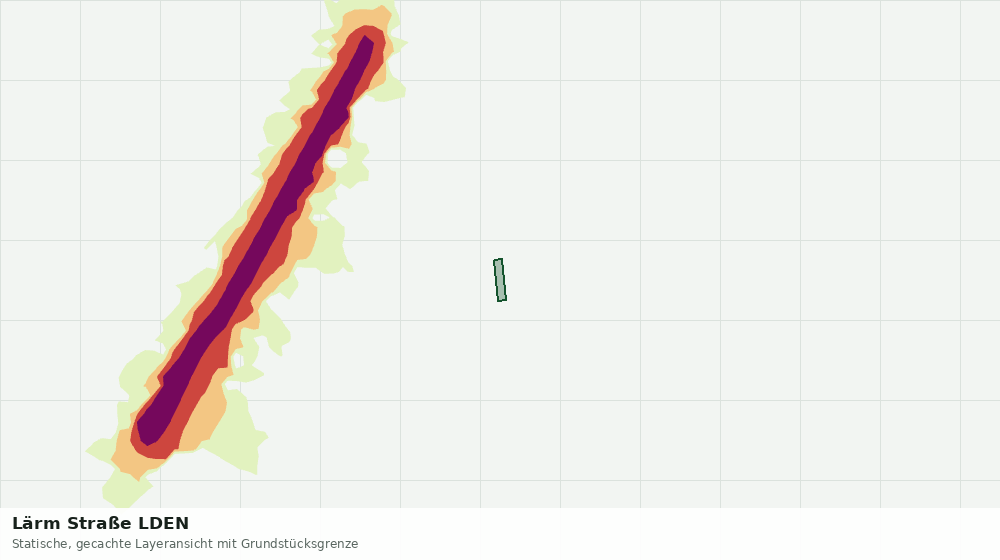 Statische Kartenansicht: Lärm Straße LDEN