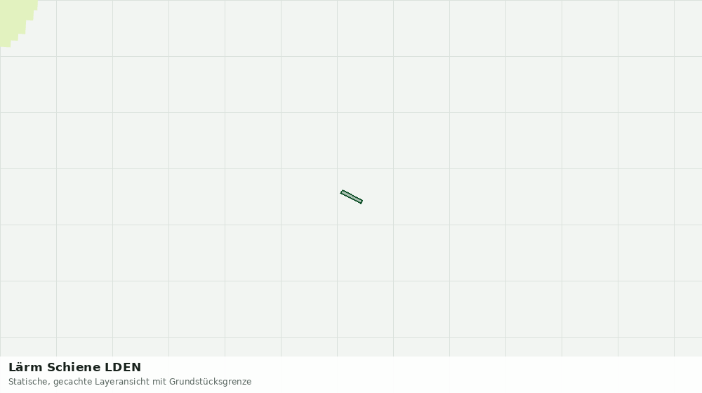 Statische Kartenansicht: Lärm Schiene LDEN