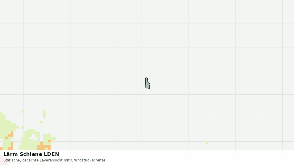 Statische Kartenansicht: Lärm Schiene LDEN