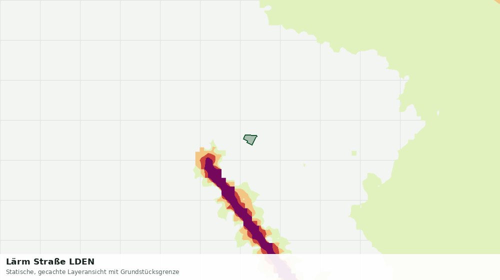 Statische Kartenansicht: Lärm Straße LDEN