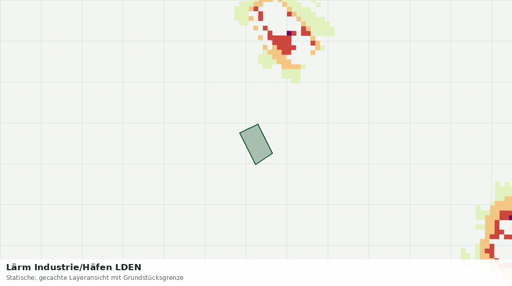 Statische Kartenansicht: Lärm Industrie/Häfen LDEN