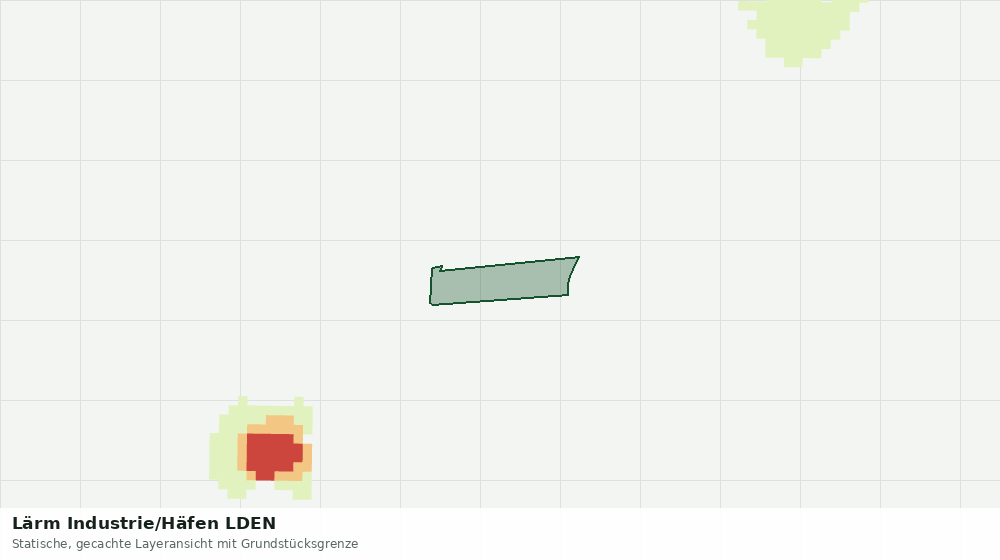Statische Kartenansicht: Lärm Industrie/Häfen LDEN